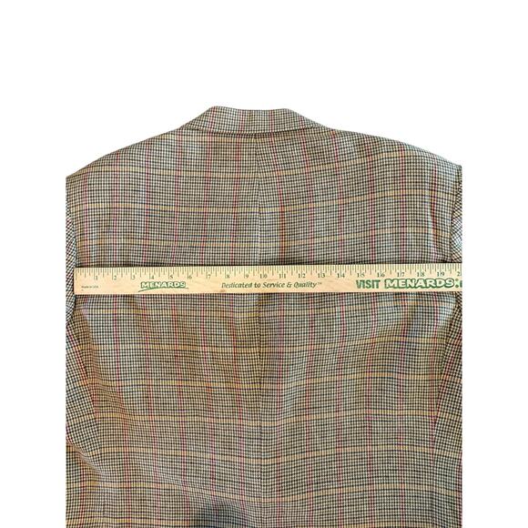Vintage 90s Brooks Brothers Men’s Houndstooth Wool Sport Coat Made in USA – 44R - Picture 9 of 13